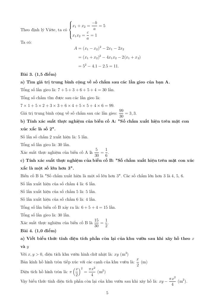 đề tham khảo tuyển sinh lớp 10 môn toán năm 2026 – 2027 sở gd&đt tp hồ chí minh 6