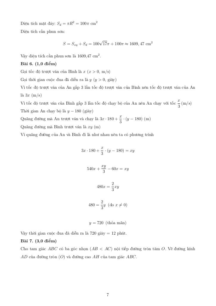 đề tham khảo tuyển sinh lớp 10 môn toán năm 2026 – 2027 sở gd&đt tp hồ chí minh 8