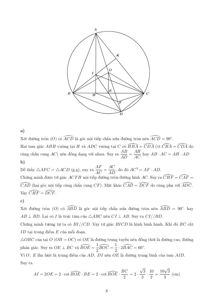 đề tham khảo tuyển sinh lớp 10 môn toán năm 2026 – 2027 sở gd&đt tp hồ chí minh 9