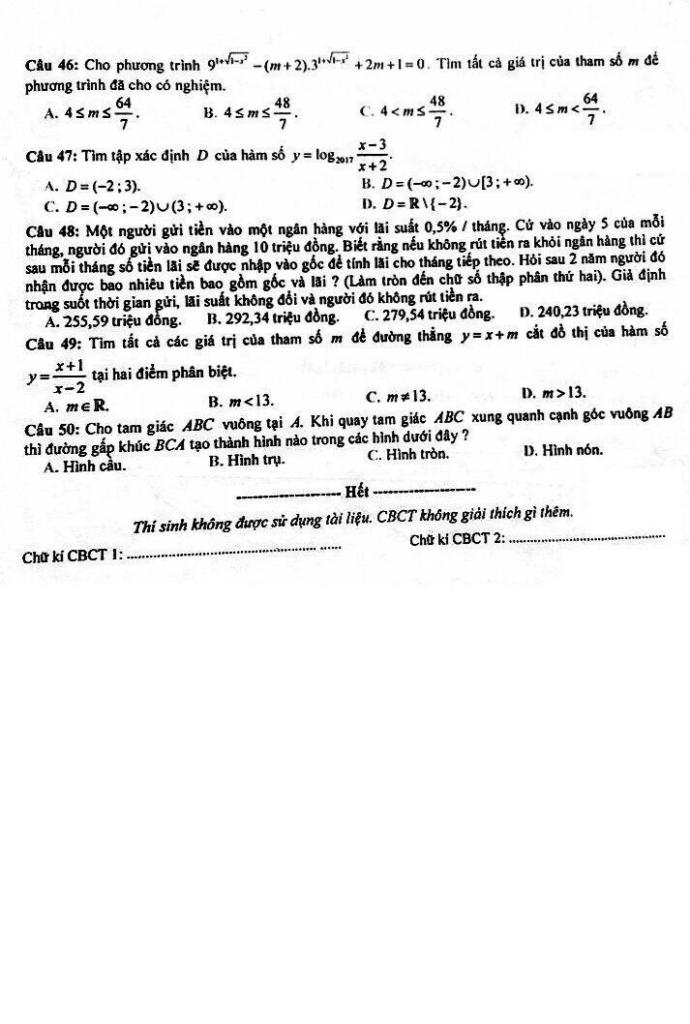 đề thi hk1 toán 12 năm học 2017 – 2018 sở gd và đt gia lai 5