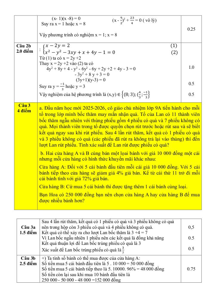 đề thi hsg cấp xã toán 9 năm 2025 – 2026 xã yên thành – nghệ an 3
