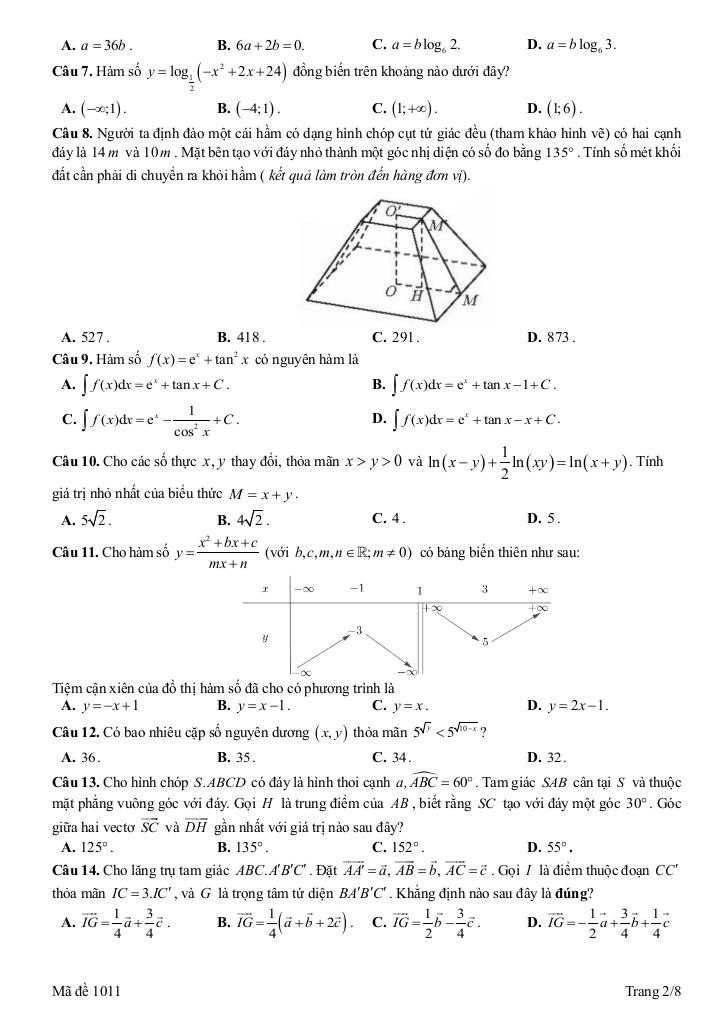 đề thi hsg toán 12 năm 2025 – 2026 cụm chuyên môn số 3 – bắc ninh 1