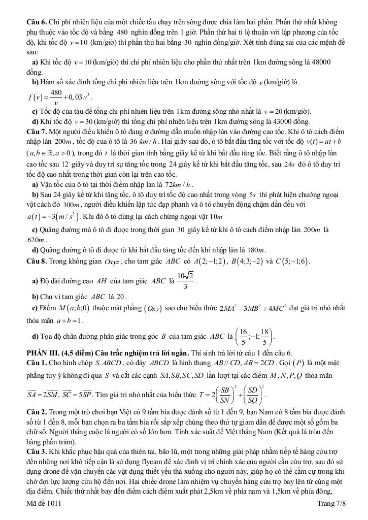 đề thi hsg toán 12 năm 2025 – 2026 cụm chuyên môn số 3 – bắc ninh 6