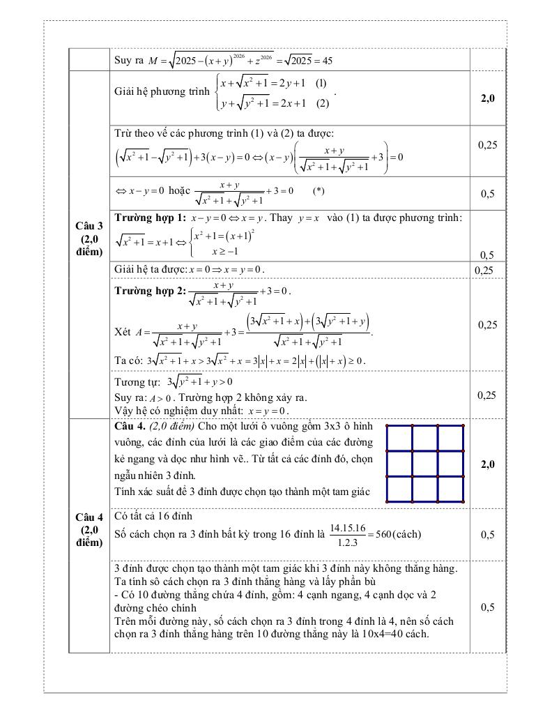 đề thi thử chọn hsg tỉnh toán 9 năm 2025 – 2026 sở gd&đt thanh hóa 3