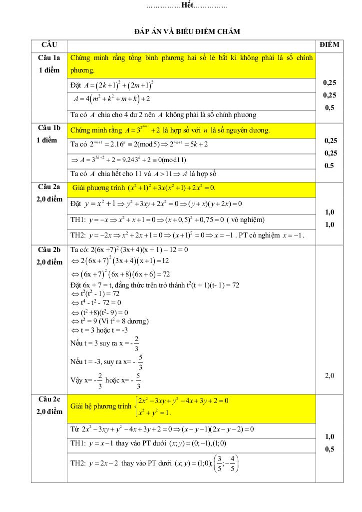 đề thi thử hsg toán 9 lần 1 năm 2025 – 2026 trường thcs mã thành – nghệ an 1