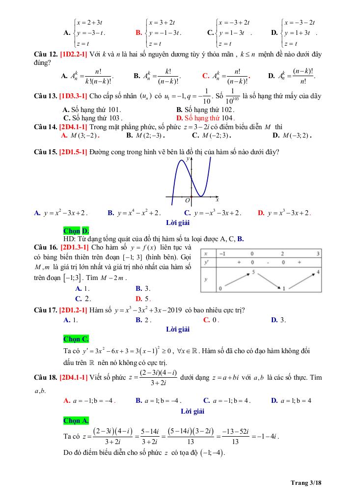 đề thi thử thptqg 2019 môn toán lần 1 trường chuyên lê khiết – quảng ngãi 8