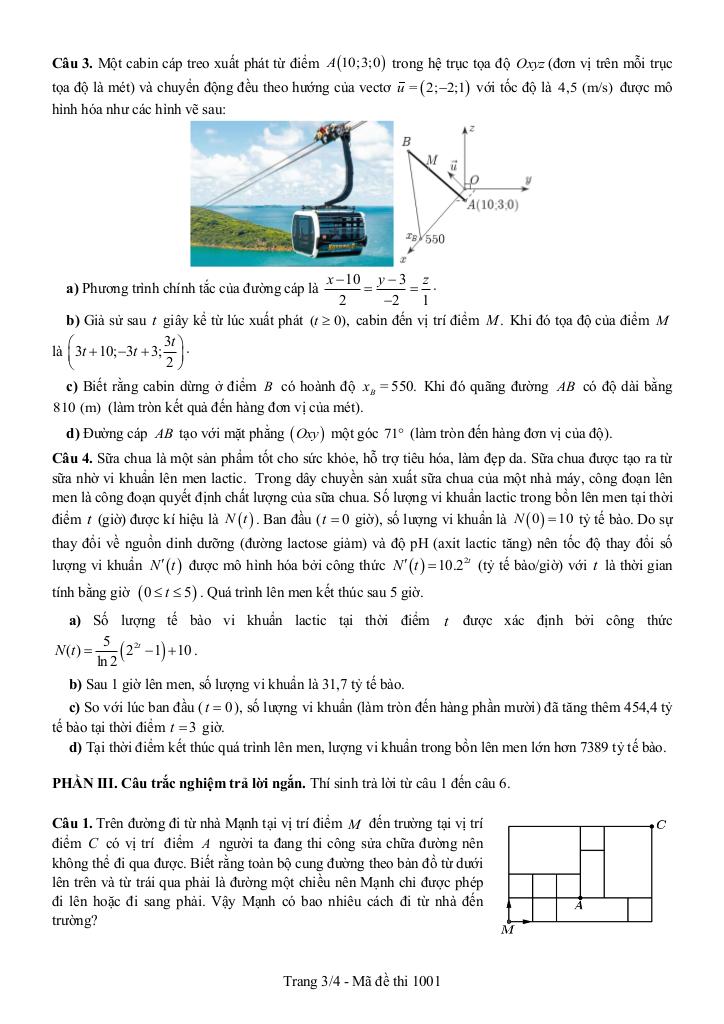 đề thi thử tốt nghiệp thpt 2025 môn toán lần 2 sở gd&đt sơn la 2