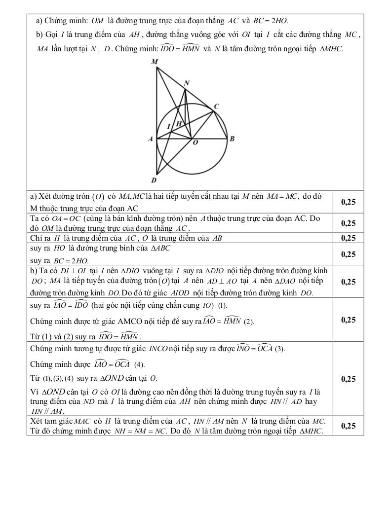 đề thi thử vào lớp 10 môn toán năm 2025 – 2026 phòng gd&đt hải hậu – nam định 5