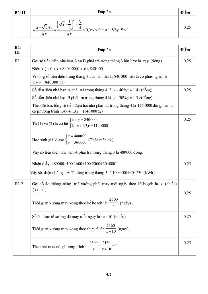 đề thi thử vào lớp 10 môn toán năm 2025 trường thpt sóc sơn – hà nội 3