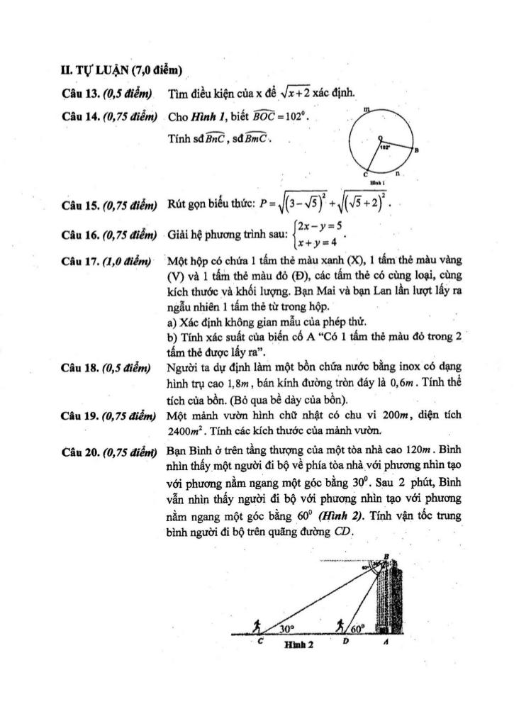 đề tuyển sinh lớp 10 chuyên môn toán năm 2025 – 2026 sở gd&đt lâm đồng 2