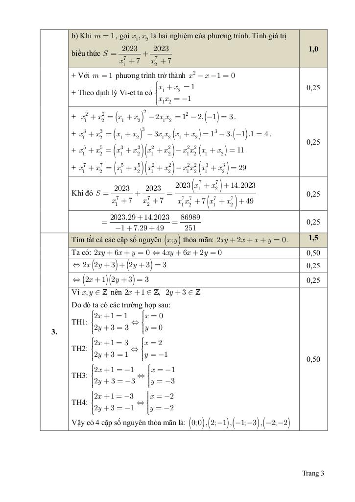 đề tuyển sinh lớp 10 chuyên môn toán năm 2025 – 2026 sở gd&đt ninh thuận 2