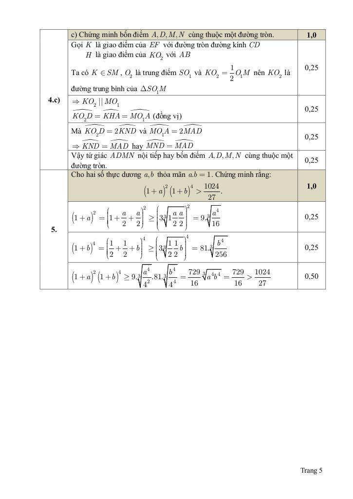 đề tuyển sinh lớp 10 chuyên môn toán năm 2025 – 2026 sở gd&đt ninh thuận 4