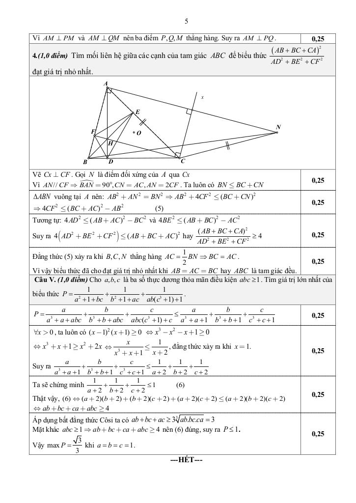 đề tuyển sinh lớp 10 môn toán (chuyên) năm 2025 – 2026 sở gd&đt hà giang 4