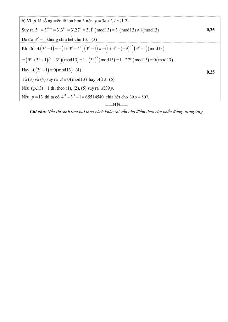 đề tuyển sinh lớp 10 môn toán (chuyên) năm 2025 – 2026 sở gd&đt tuyên quang 5