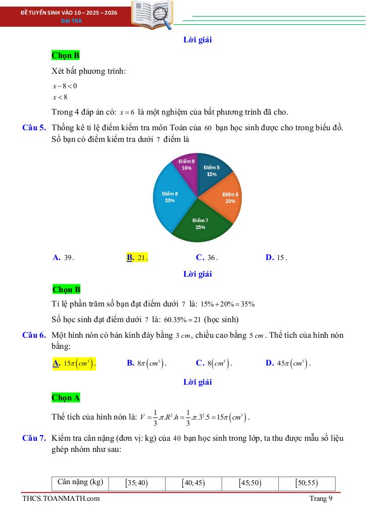 đề tuyển sinh lớp 10 môn toán năm 2025 – 2026 sở gd&đt bắc ninh 8