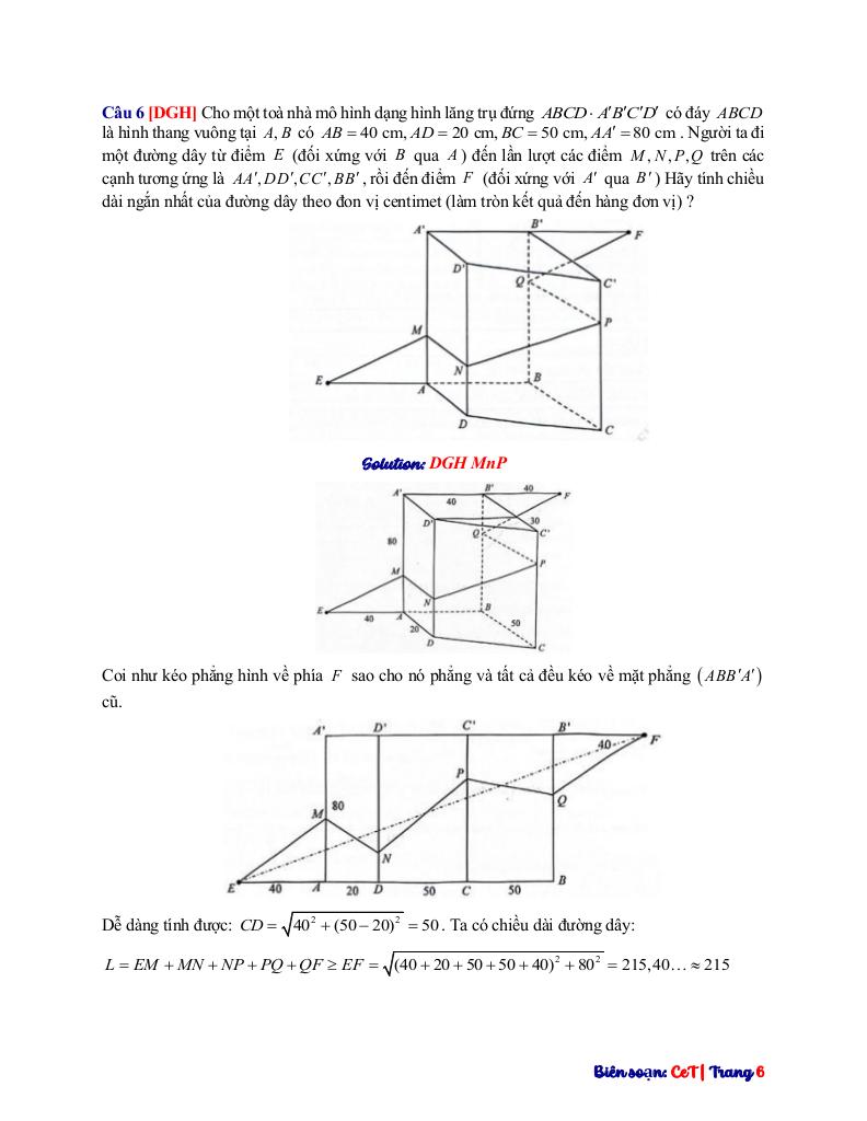 giải bài toán hình học không gian bằng phương pháp phục hình và trải phẳng 5