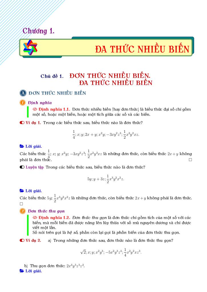 hướng dẫn giải bài tập sách giáo khoa toán 8 cánh diều tập 1 6