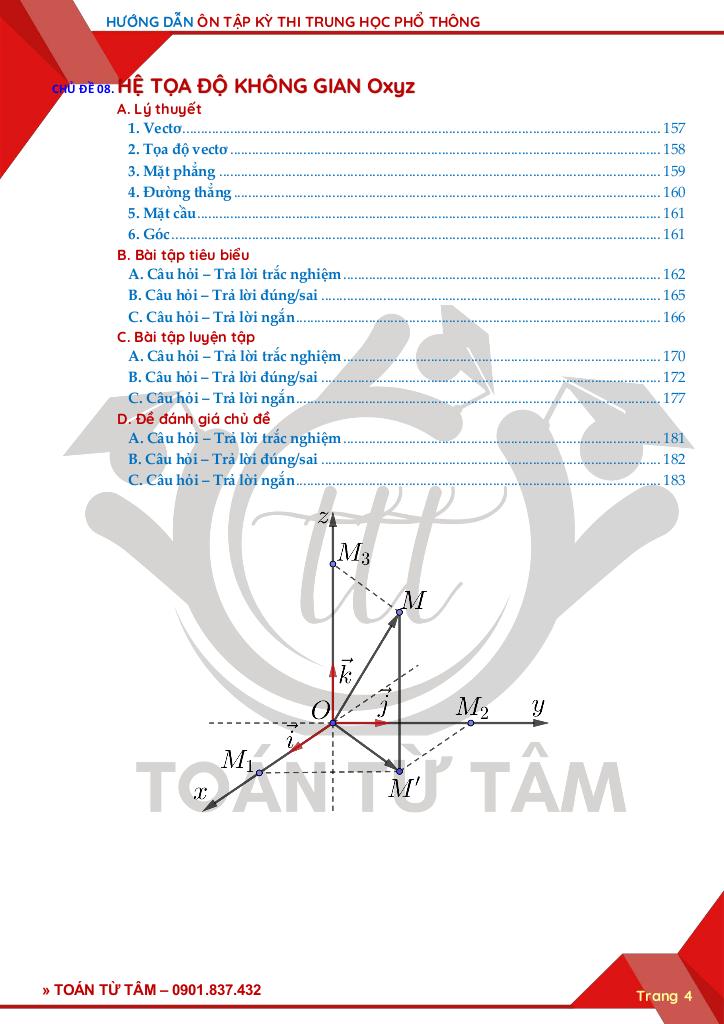 hướng dẫn ôn tập kỳ thi trung học phổ thông môn toán năm 2025 4