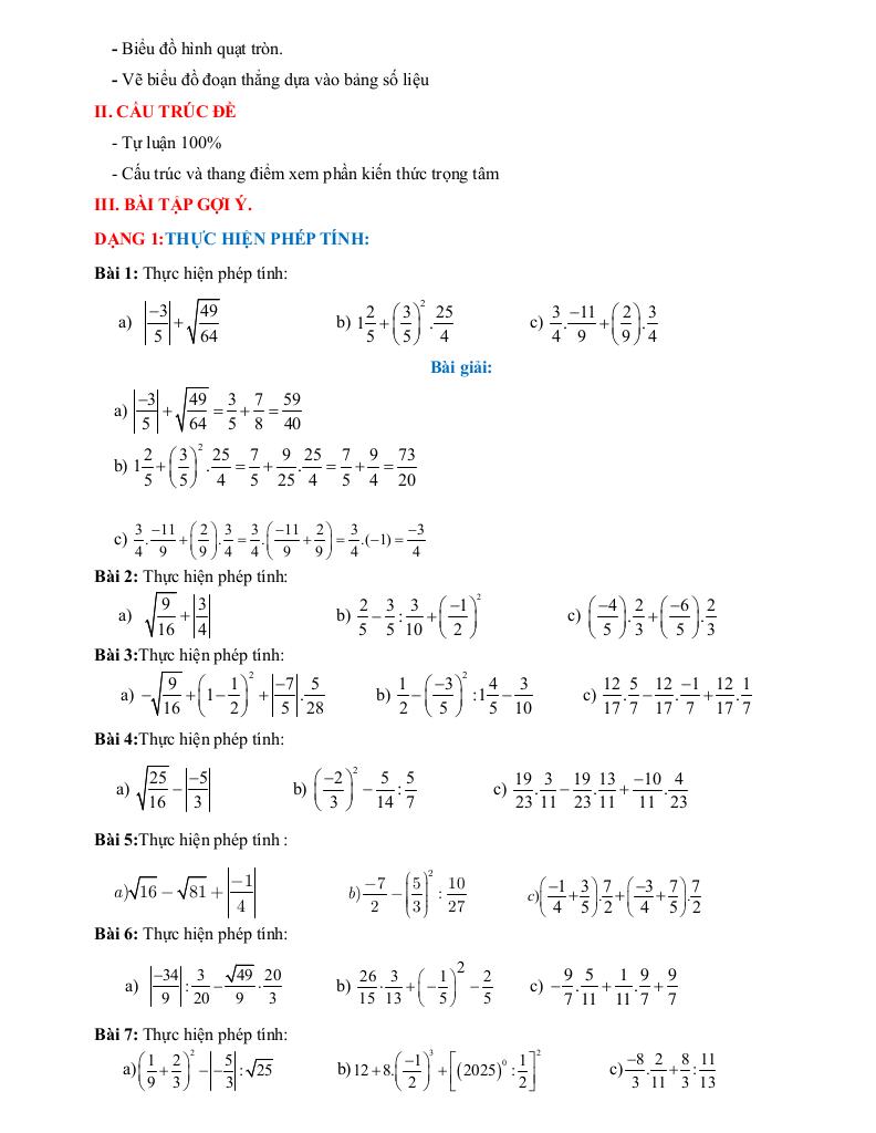 ôn tập cuối học kì 1 toán 7 năm 2025 – 2026 trường thcs hoàng hoa thám – tp hcm 1