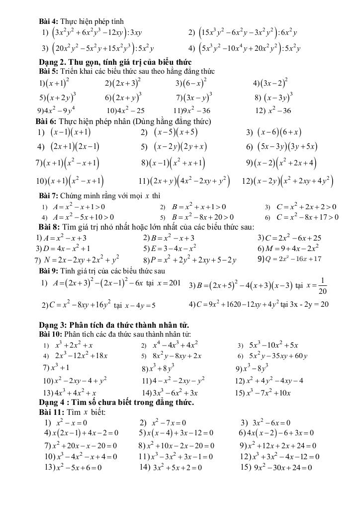 ôn tập cuối học kì 1 toán 8 năm 2025 – 2026 trường thcs lê quý đôn – phú thọ 1