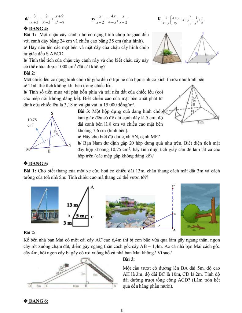 ôn tập cuối học kì 1 toán 8 năm 2025 – 2026 trường thcs võ trường toản – tp hcm 2