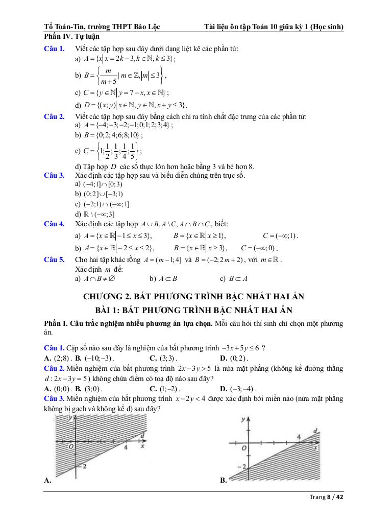 ôn tập toán 10 giữa kỳ 1 năm 2025 – 2026 trường thpt bảo lộc – lâm đồng 7