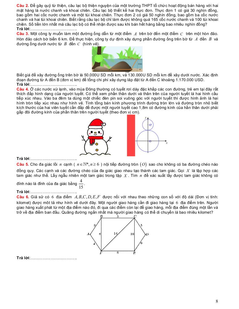 ôn tập toàn diện ứng dụng thực tế môn toán 10 thpt 7