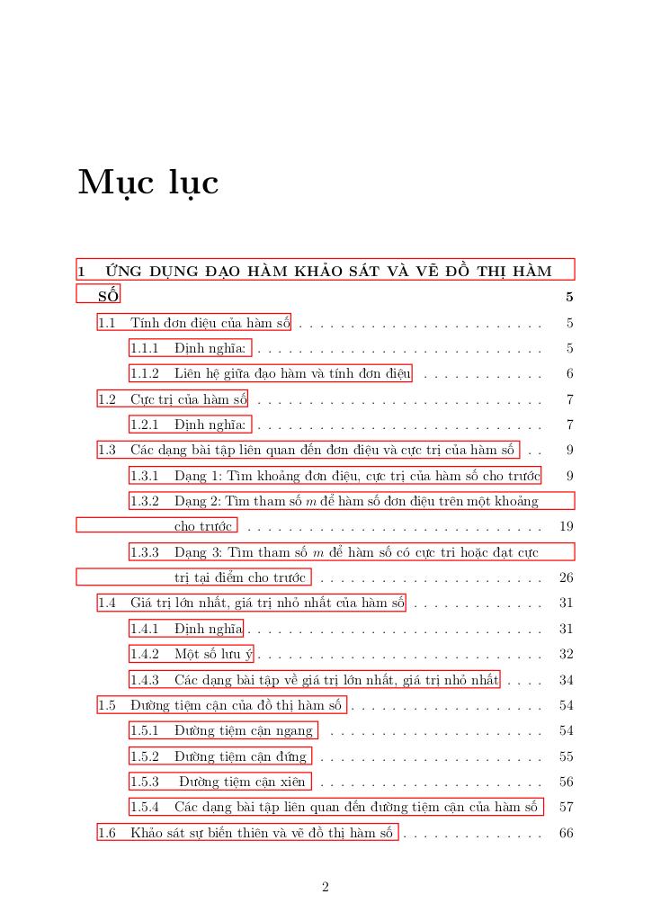phân dạng và bài tập môn toán 12 học kì 1 – lê minh kha 1
