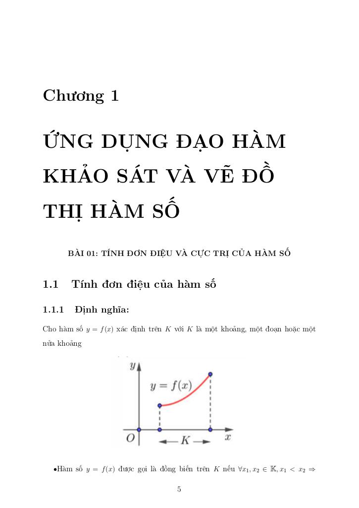 phân dạng và bài tập môn toán 12 học kì 1 – lê minh kha 4