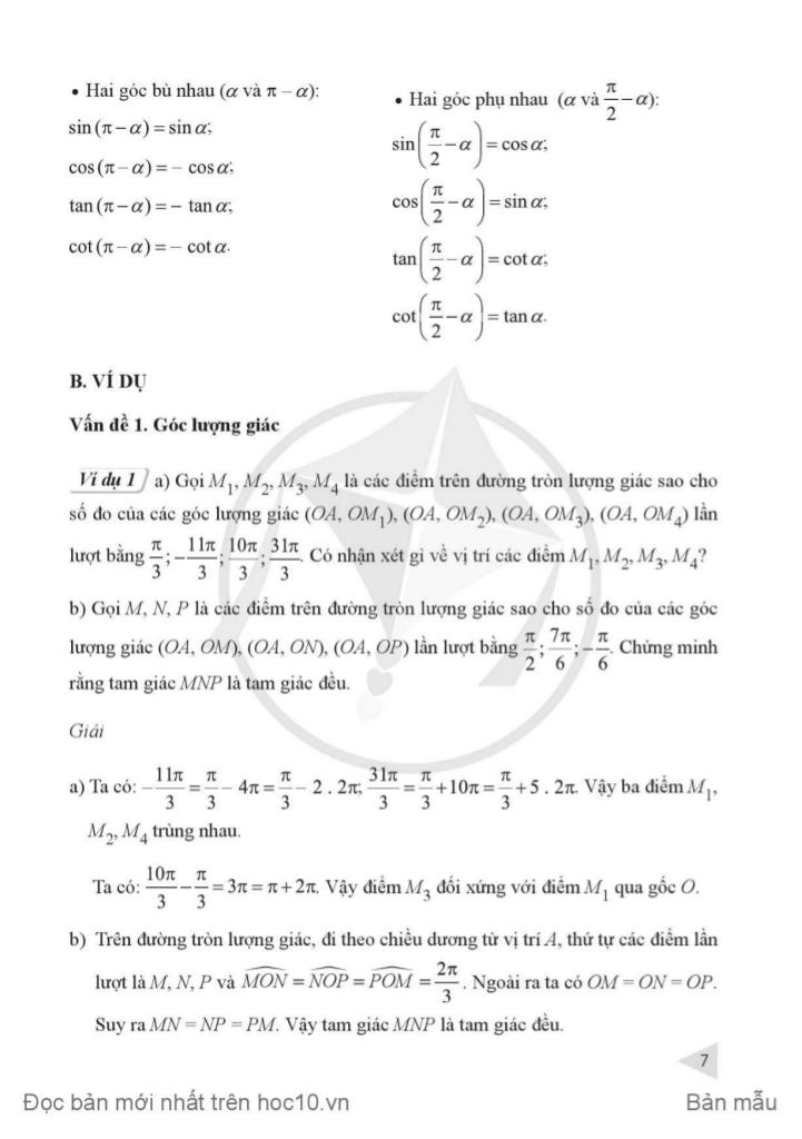 sách bài tập toán 11 (tập 1) (cánh diều) 6