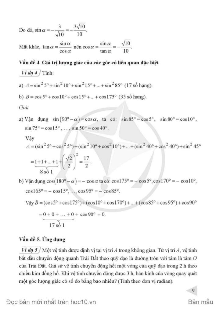 sách bài tập toán 11 (tập 1) (cánh diều) 8