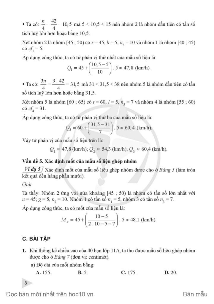 sách bài tập toán 11 (tập 2) (cánh diều) 8
