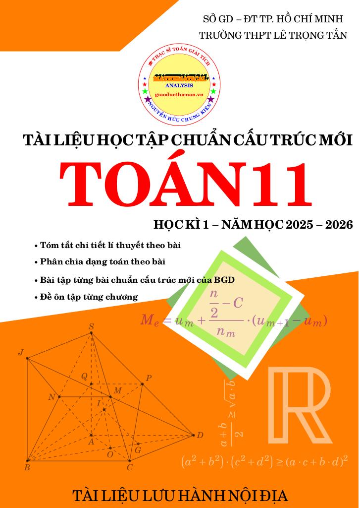 tài liệu học tập môn toán 11 học kì 1 năm 2025 – 2026 chuẩn cấu trúc mới 0