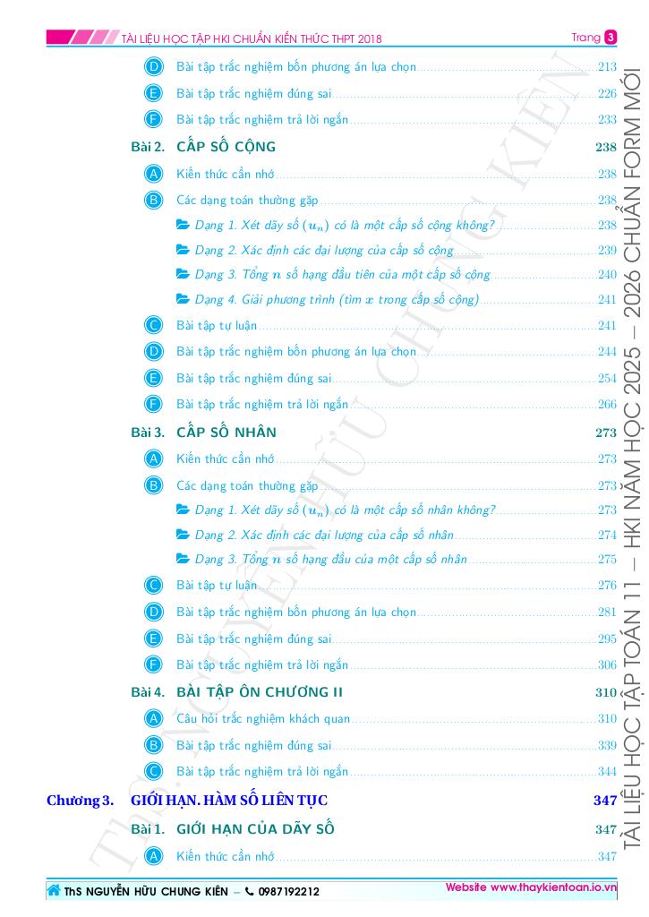 tài liệu học tập môn toán 11 học kì 1 năm 2025 – 2026 chuẩn cấu trúc mới 4