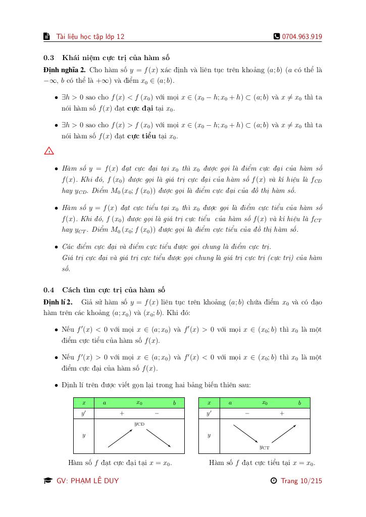 tài liệu học tập môn toán 12 ctst học kì 1 – phạm lê duy 9