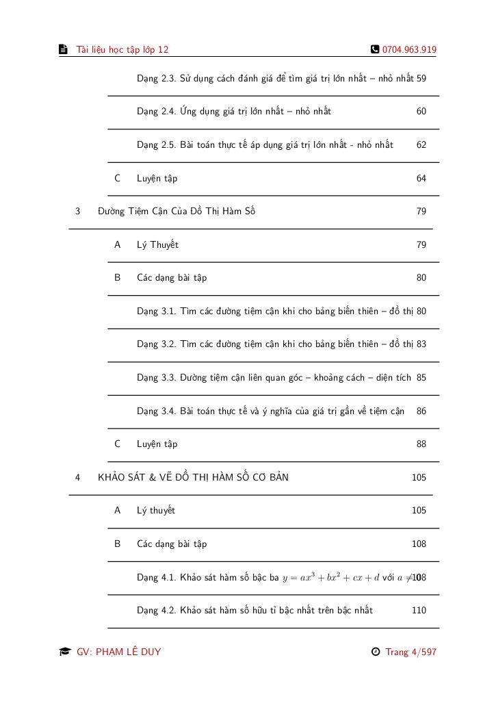 tài liệu học tập môn toán lớp 12 theo chương trình giáo dục phổ thông 2018 3