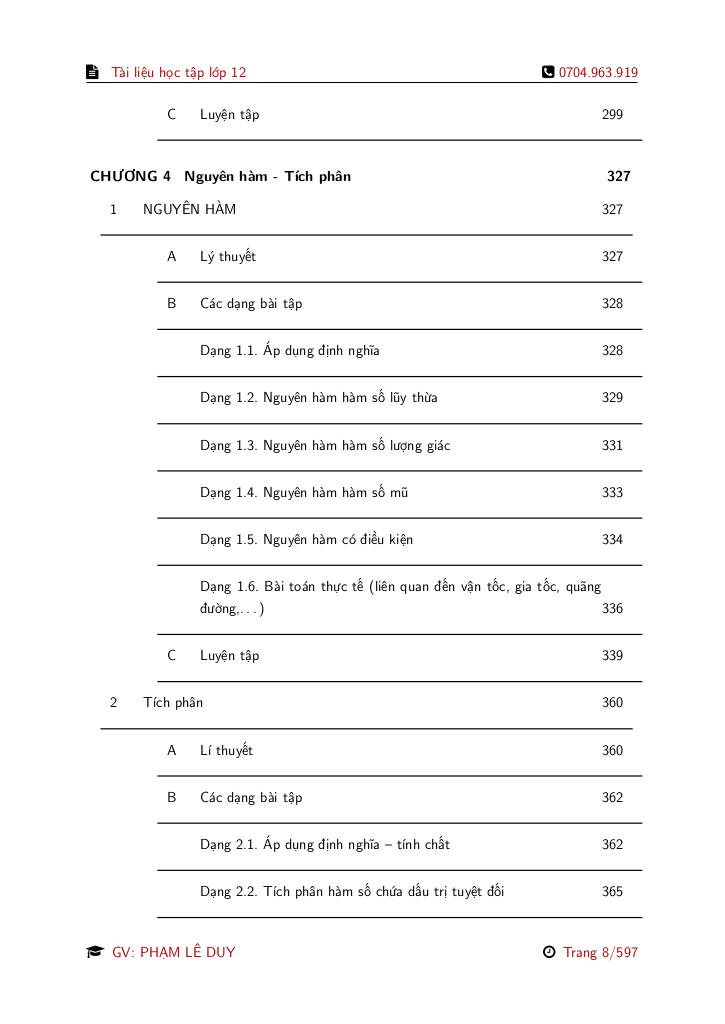 tài liệu học tập môn toán lớp 12 theo chương trình giáo dục phổ thông 2018 7