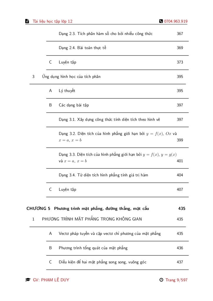 tài liệu học tập môn toán lớp 12 theo chương trình giáo dục phổ thông 2018 8