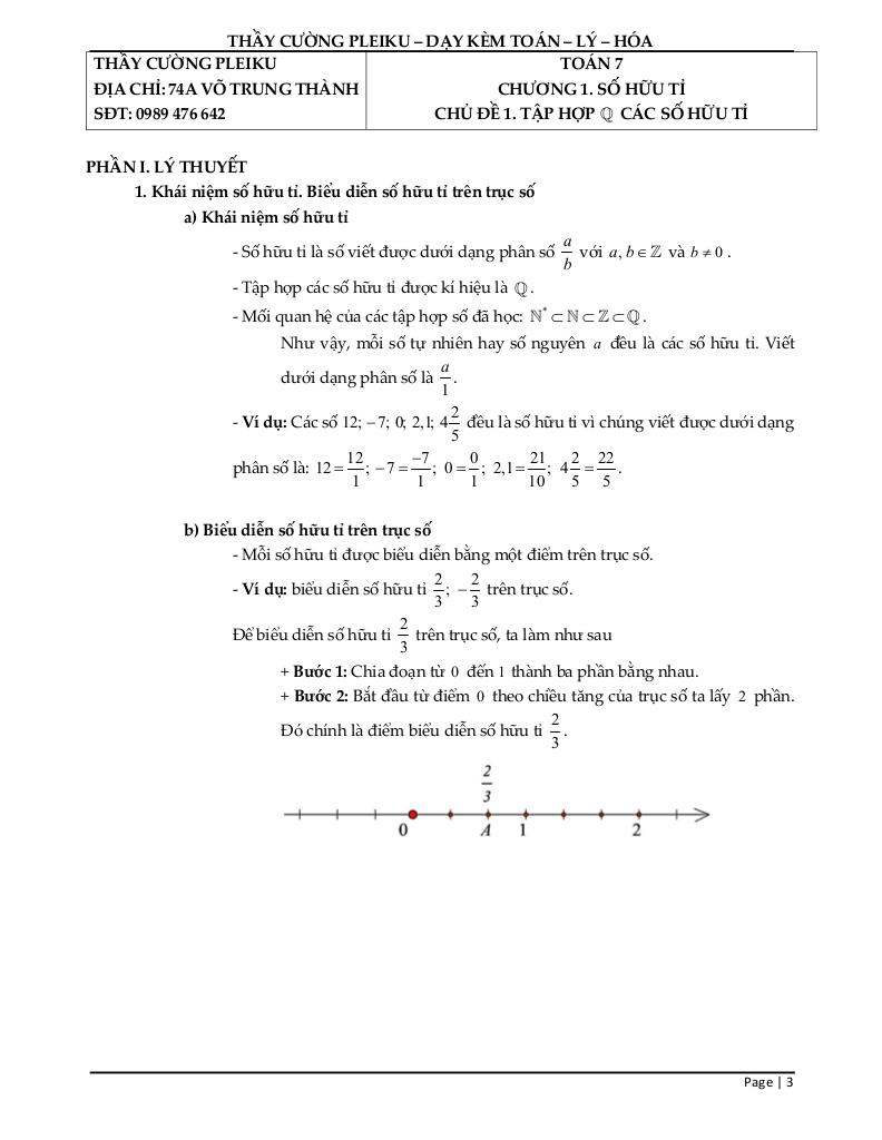 tài liệu học thêm môn toán 7 sách cánh diều học kì 1 2