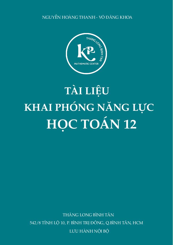 tài liệu khai phóng năng lực học toán 12 0