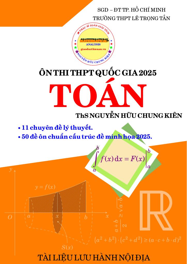 tài liệu ôn thi thpt quốc gia 2025 môn toán – nguyễn hữu chung kiên 0