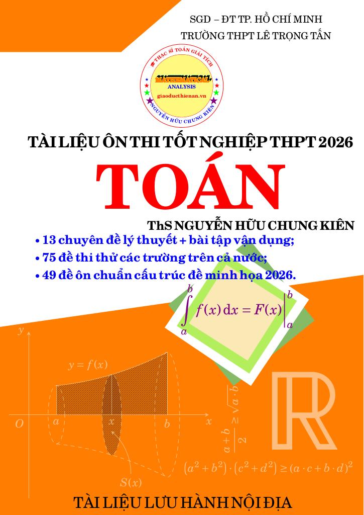 tài liệu ôn thi tốt nghiệp thpt 2026 môn toán – nguyễn hữu chung kiên - hình 1