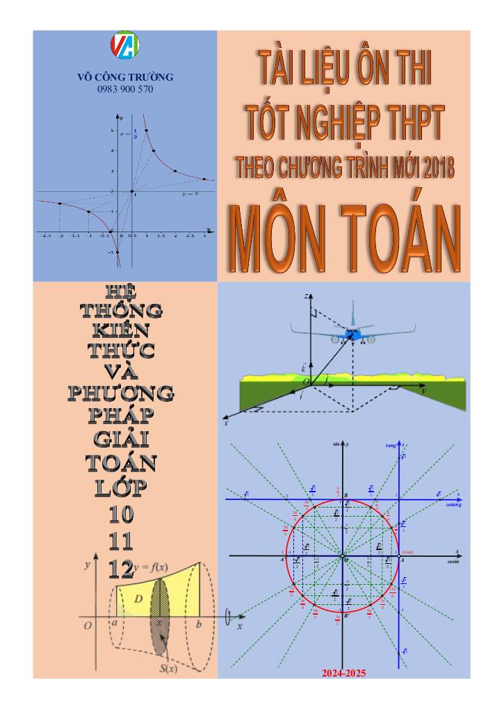 tài liệu ôn thi tốt nghiệp thpt môn toán theo chương trình gdpt 2018 0