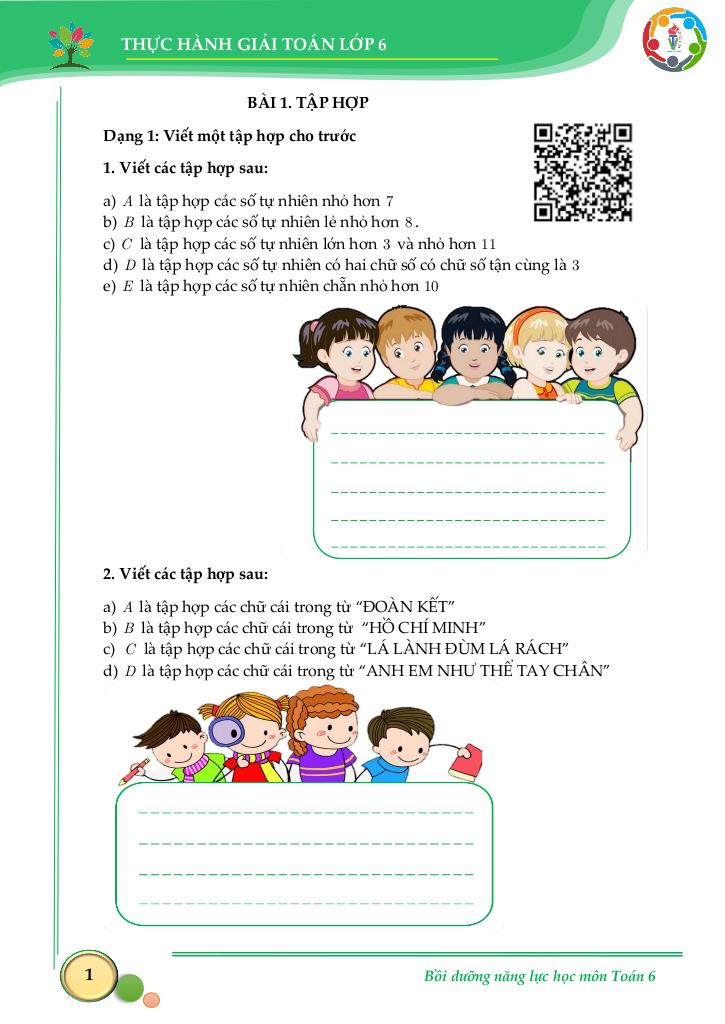 thực hành giải toán môn toán 6 kết nối tri thức với cuộc sống tập 1 0