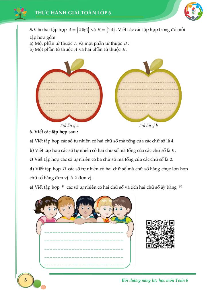 thực hành giải toán môn toán 6 kết nối tri thức với cuộc sống tập 1 2