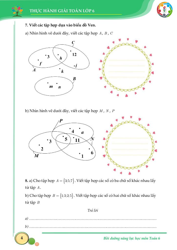 thực hành giải toán môn toán 6 kết nối tri thức với cuộc sống tập 1 3