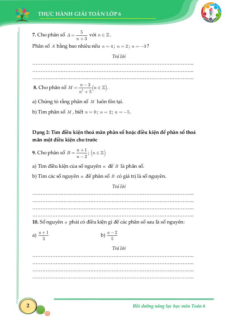 thực hành giải toán môn toán 6 kết nối tri thức với cuộc sống tập 2 1
