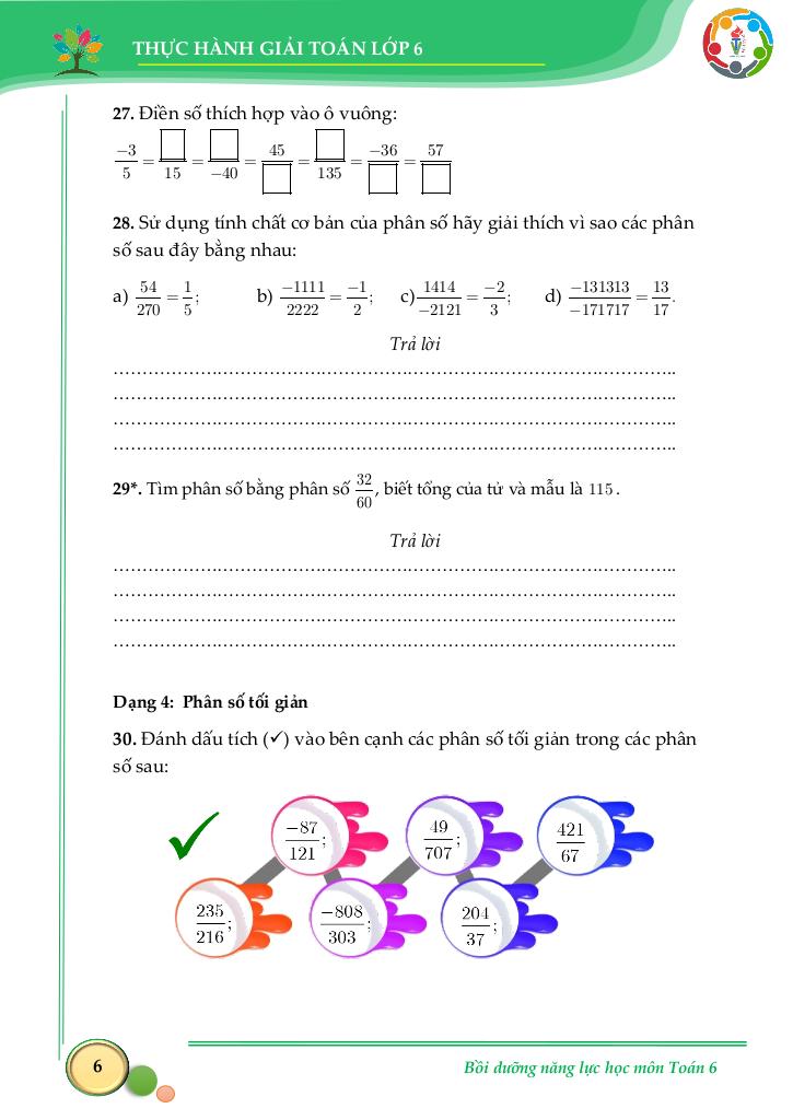 thực hành giải toán môn toán 6 kết nối tri thức với cuộc sống tập 2 5