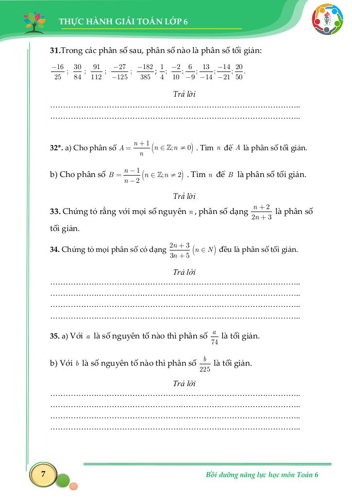 thực hành giải toán môn toán 6 kết nối tri thức với cuộc sống tập 2 6
