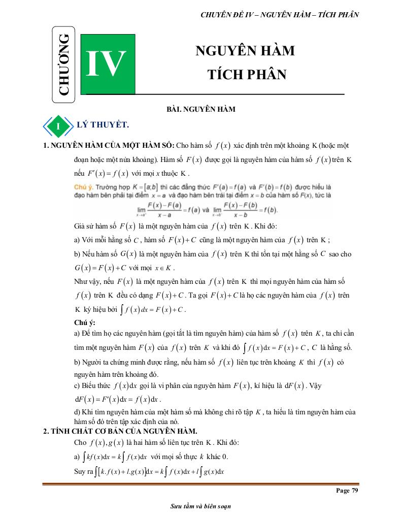 toán thực tế nguyên hàm và tích phân toán 12 0